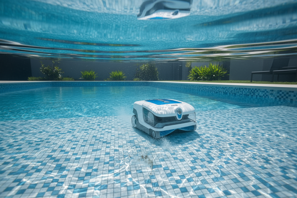 alpha iq+ cleaning a pool